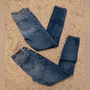 Paige Denim Jeans size 25 2 pairs